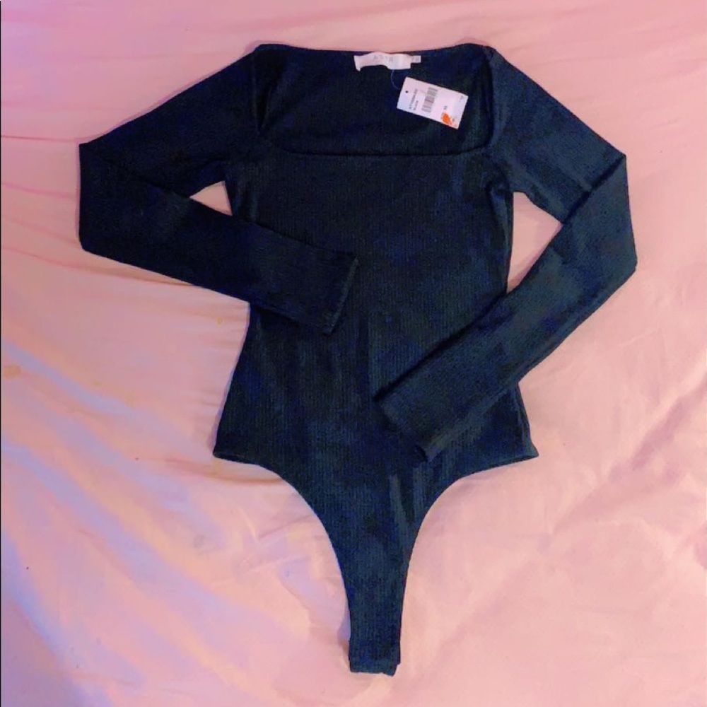 black bodysuit
